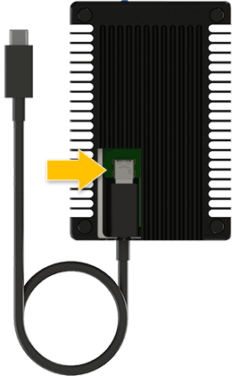 Location of Captive Thunderbolt 3 Cable