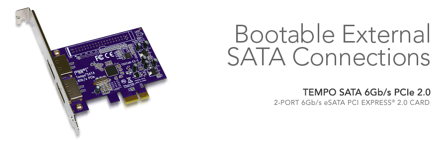Tempo SATA III 6Gb PCIe 2.0